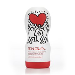 купити Мастурбатор Tenga Keith Haring Deep Throat Cup (глибоке горло) з вакуумною стимуляцією SO1647 фото