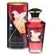 Разогревающее масло Shunga Aphrodisiac Warming Oil - Sparkling Strawberry Wine (100 мл) без сахара 1 из 3