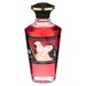 Разогревающее масло Shunga Aphrodisiac Warming Oil - Sparkling Strawberry Wine (100 мл) без сахара 2 з 3