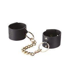 купить Наручники Bijoux Indiscrets MAZE — Wide Cuffs Black SO2649 фото