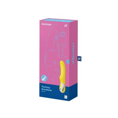 купить Потужний вібратор Satisfyer Vibes Yummy Sunshine з гнучким стовбуром та стимулювальним рельєфом, 12 SO2203 фото