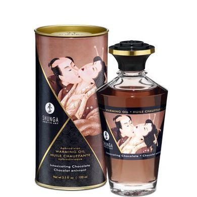 купить Розігрівальна олія Shunga Aphrodisiac Warming Oil – Intoxicating Chocolate (100 мл) без цукру SO2498 фото