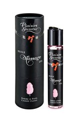 купити Масажна олія Plaisirs secrets Candy Floss (59 мл) з афродизіаками, їстівна, подарункове паковання SO1851 фото