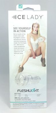 купить Мастурбатор вагина Fleshlight Ice Lady Crystal, напівпрозорий матеріал і корпус F19006 фото