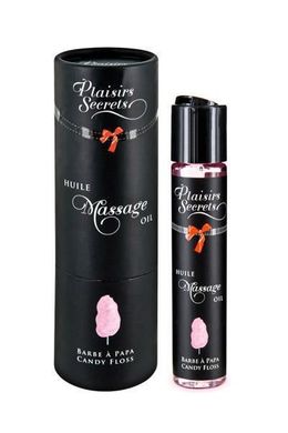 купить Масажна олія Plaisirs secrets Candy Floss (59 мл) з афродизіаками, їстівна, подарункове паковання SO1851 фото