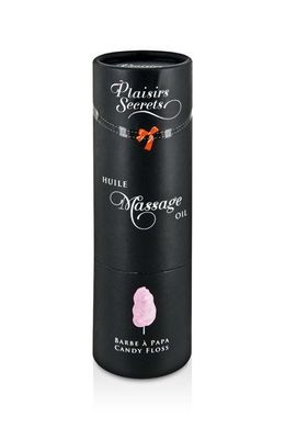 купити Масажна олія Plaisirs secrets Candy Floss (59 мл) з афродизіаками, їстівна, подарункове паковання SO1851 фото