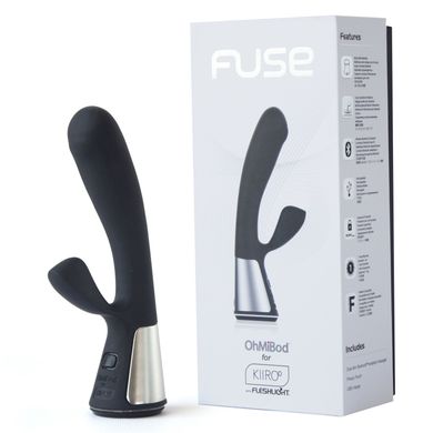 купить Інтерактивний вібратор-кролик Ohmibod Fuse for Kiiroo Black SO2907 фото