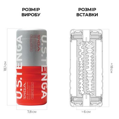 купити Мастурбатор Tenga US Double Hole Cup (двосторонній великий) з двома незалежними каналами TOC-004US фото