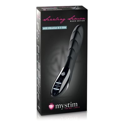 купити Вібратор з електростимуляцією Mystim Sizzling Simon eStim Black, міостімулятор SO3473 фото