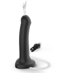 купити Кончающий фаллоимитатор Strap-On-Me Dildo Cum Black, диаметр 3,6см, силикон, насадка для страпона SO2705 фото