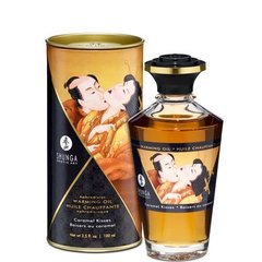 купити Розігрівальна олія Shunga Aphrodisiac Warming Oil – Caramel Kisses (100 мл) без цукру, смачна SO2501 фото