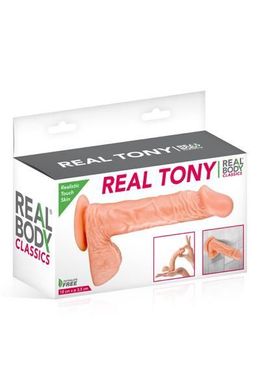 купити Фалоімітатор Real Body — Real Tony Flash, TPE, діаметр 3,5 см SO1893 фото