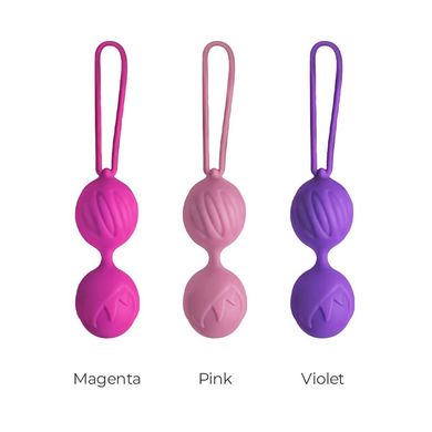 купить Вагінальні кульки Adrien Lastic Geisha Lastic Balls BIG Violet (L), діаметр 4 см, вага 90 гр AD40293 фото