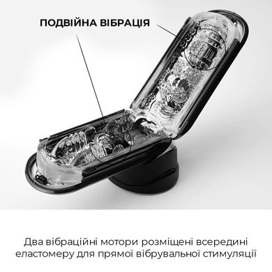 купити Мастурбатор Tenga Flip Zero Electronic Vibration Black, змінна інтенсивність, розкладний SO2445 фото