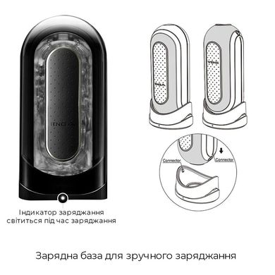 купити Мастурбатор Tenga Flip Zero Electronic Vibration Black, змінна інтенсивність, розкладний SO2445 фото