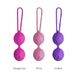 Вагінальні кульки Adrien Lastic Geisha Lastic Balls BIG Violet (L), діаметр 4 см, вага 90 гр 4 з 6