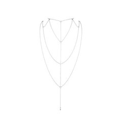 купить Ланцюжок для спини Bijoux Indiscrets Magnifique Back and Cleavage Chain - Silver, прикраса для тіла SO2655 фото