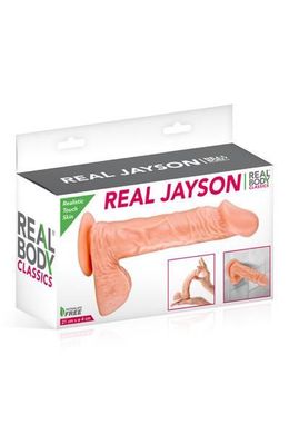 купить Фалоімітатор Real Body — Real Jayson Flesh, TPE, діаметр 4 см SO1894 фото