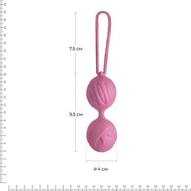 купити Вагінальні кульки Adrien Lastic Geisha Lastic Balls BIG Pink (L), діаметр 4 см, вага 90 гр AD40301 фото