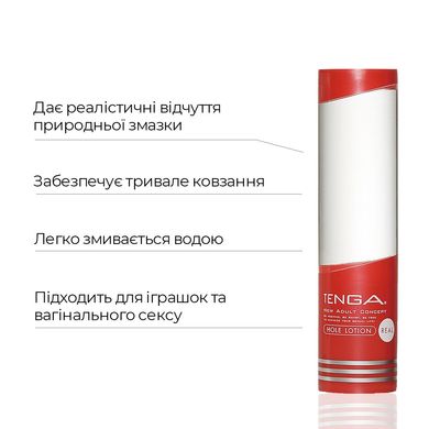 купить Лубрикант стандартної консистенції Tenga Hole Lotion Real (170 мл) на водній основі, універсальний TLH-002 фото