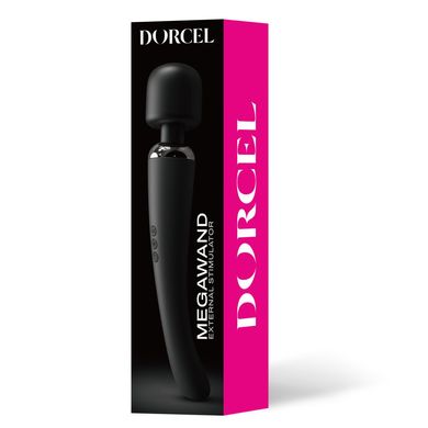 купить Потужний вібромасажер Dorcel Megawand Black який перезаряджається, 160 режимів SO1403 фото