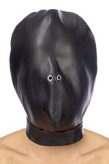 купить Капюшон для БДСМ Fetish Tentation Closed BDSM hood in leatherette SO4670 фото