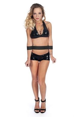 купить Фіксатор для талії і рук Fetish Tentation Waist and Wrist Straps з маскою на очі SO3737 фото