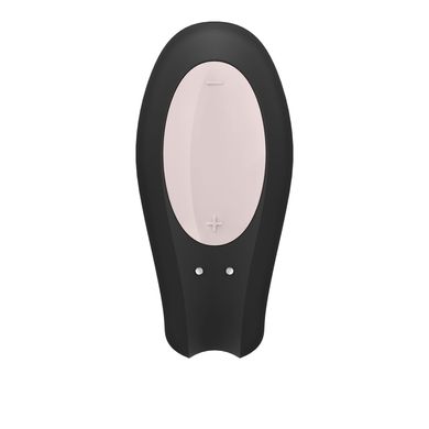 купити Смартвібратор для пар Satisfyer Double Joy Black із широким кліторальним стимулятором SO3898 фото