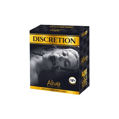 купити Повітропроникний кляп Alive Discretion Black SO5997 фото