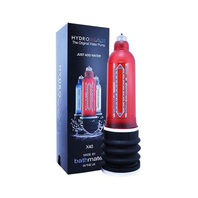 купить Гідро Bathmate Hydromax 9 Red (X40), для члена довжиною від 18 до 23см, діаметр до 5,5 см HM-40-BR фото