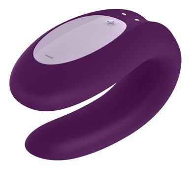 купить Смарт-вібратор для пар Satisfyer Double Joy Violet із широким кліторальним стимулятором SO3899 фото