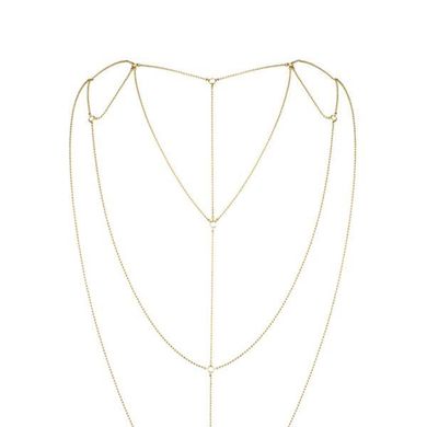 купить Ланцюжок для спини Bijoux Indiscrets Magnifique Back and Cleavage Chain - Gold, прикраса для тіла SO2657 фото