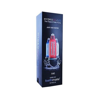 купить Гідро Bathmate Hydromax 9 Red (X40), для члена довжиною від 18 до 23см, діаметр до 5,5 см HM-40-BR фото