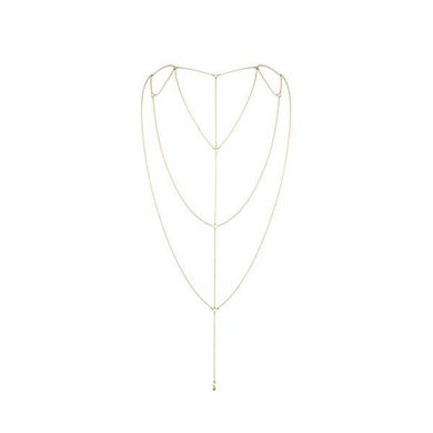 купить Ланцюжок для спини Bijoux Indiscrets Magnifique Back and Cleavage Chain - Gold, прикраса для тіла SO2657 фото