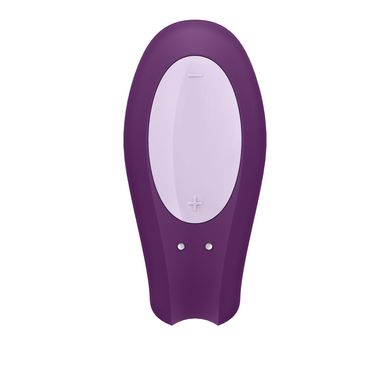 купити Смарт-вібратор для пар Satisfyer Double Joy Violet із широким кліторальним стимулятором SO3899 фото