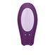 Смарт-вібратор для пар Satisfyer Double Joy Violet із широким кліторальним стимулятором 3 з 7