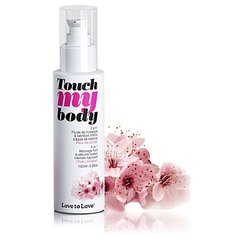 купить Масажний гель і змазка 2-в-1 Love To Love TOUCH MY BODY Cherry Blossom (100 мл) зволожуючий SO2345 фото