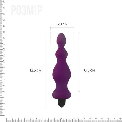 купить Анальна пробка з вібрацією Adrien Lastic Bullet Amuse Purple, макс. діаметр 3,9 см AD20293 фото