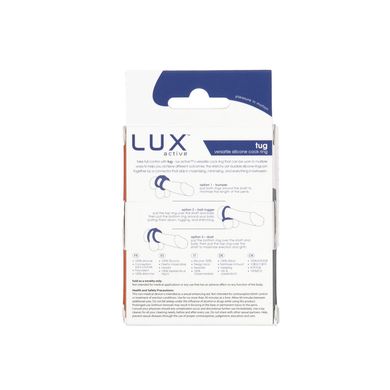 купити Подвійне ерекційне кільце LUX Active – Tug – Versatile Silicone Cock Ring SO5574 фото