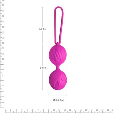 купити Вагінальні кульки Adrien Lastic Geisha Lastic Balls Mini Magenta (S), діаметр 3,4 см, вага 85 г AD40511 фото