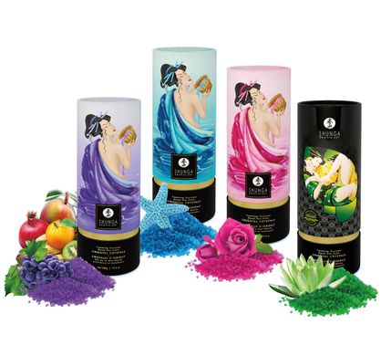 купить Сіль для ванни Shunga Oriental Crystals Bath Salts ORGANIC – Lotus Flower (500 г) сіль Мертвого моря SO5964 фото