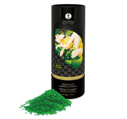 купить Сіль для ванни Shunga Oriental Crystals Bath Salts ORGANIC – Lotus Flower (500 г) сіль Мертвого моря SO5964 фото