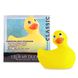 Вибромассажер уточка I Rub My Duckie - Classic Yellow v2.0, скромняжка 2 з 5