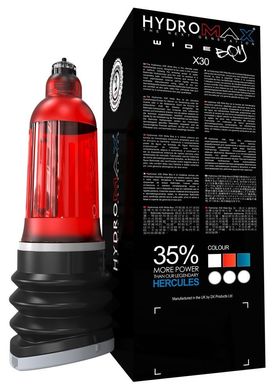 купити Гідропомпа Bathmate Hydromax 7 WideBoy Red (X30) для члена довжиною від 12,5 до 18 см, діаметр до 5, SO1960 фото