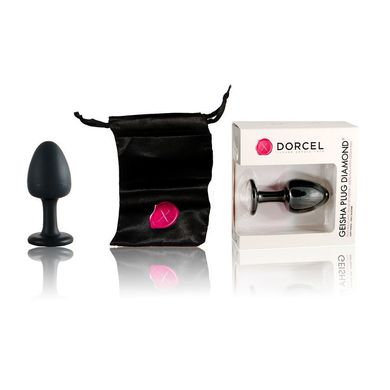 купити Анальна пробка Dorcel Geisha Plug Diamond M з кулькою всередині, створює вібрації, макс. діаметр 3,2 MD1229 фото