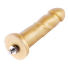 купити Золотий фалоімітатор Hismith 6.8″ Golden Silicone Dildo, система KlicLok SO6202 фото