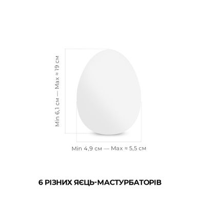 купити Набір Tenga Egg Hard Boild Pack (6 яєць) EGG-VP62 фото