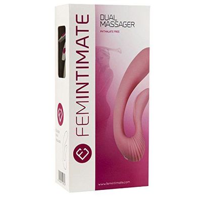 купити Вібратор Femintimate Dual Massager вагінально-кліторальний з чохлом для зберігання, 2 мотора FM10971 фото