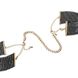 Наручники Bijoux Indiscrets Desir Metallique Handcuffs - Black, металлические, стильные браслеты 2 из 8