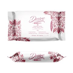 купити Жіночі очищувальні серветки для тіла та обличчя Desire by Swiss Navy Feminine Wipes 25 шт SO5652 фото